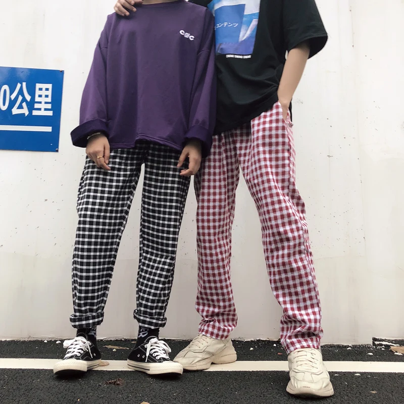 cuffless track pants