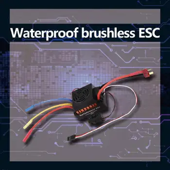 

60A 5.8V Waterproof Brushless Motor Brushless Speed Controller Sensorless ESC 4mm Banana Plug Female
