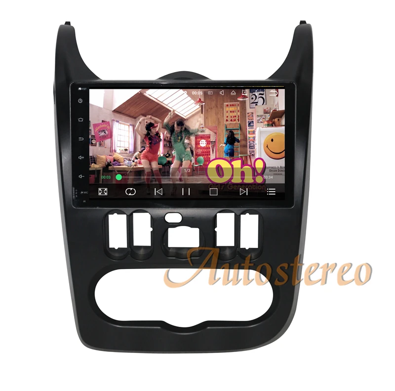 Clearance Android 9.0 Car Radio Player Auto GPS Navigation for RENAULT Sandero Dacia Sandero2008 2009 2010 2011 2012 SAT NAV Multimedia 8