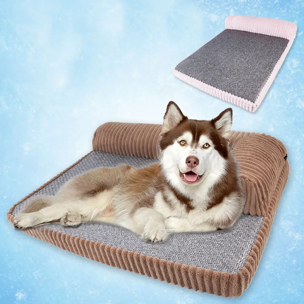 Best 1Pcs Pet Dog Bed Pet Sofa, Small Medium Large Dog Cat Sofa Cushion Soft Plush Removable Corduroy Cover with Non Slip Bottom