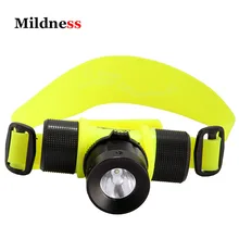 Lamp 50M Diving Headlight Torches 600 Lumens Scuba Dive Light Underwater Hunting Torch Flashlight AAA 18650