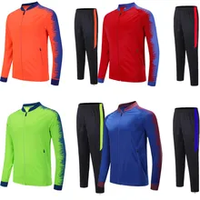 Спортивные штаны для взрослых мальчиков, спортивные костюмы для бега, спортивные куртки для футбола 18 19, высокое качество 6809