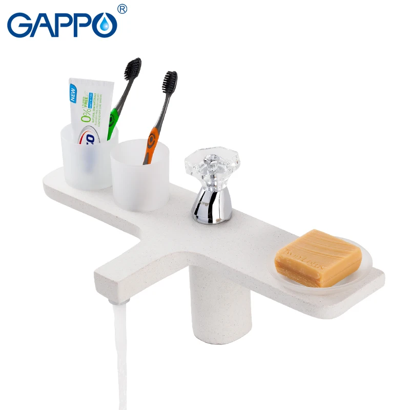 

GAPPO Basin Faucets deck mounted torneira bathroom basin mixer quartz and brass water taps sink faucet mixer basin tap