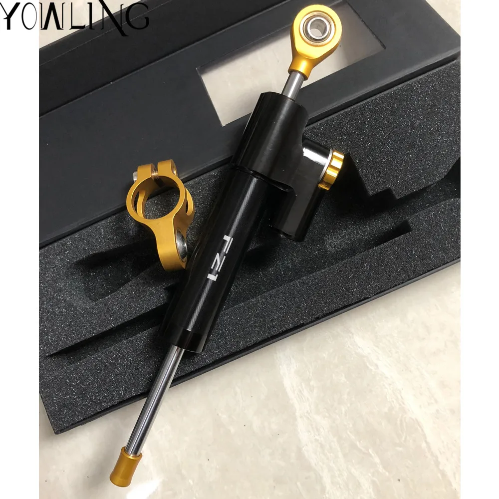 Motorcycle cnc Universal Stabilizer Damper Complete Steering Mounting For Yamaha FZ1 FZ8 FZ6R FAZER MT07 MT 09 FZ6N R3 R6 XT 660