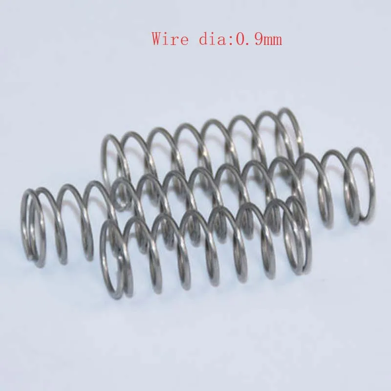 TOP-Vigor 10Pcs Compression Spring 10mm OD 0.8mm Cameroon
