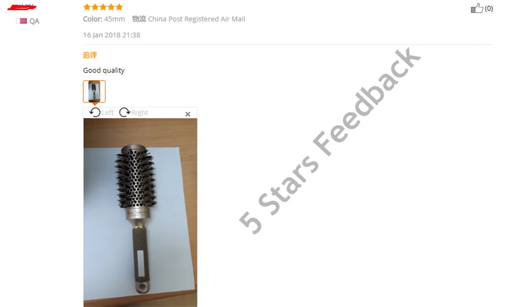 25/32/45/53mm Nylon& Bristle Hair Round Brush Ceramic Aluminium Hair Comb Professional Hairdressing Brush Barber Styling Comb