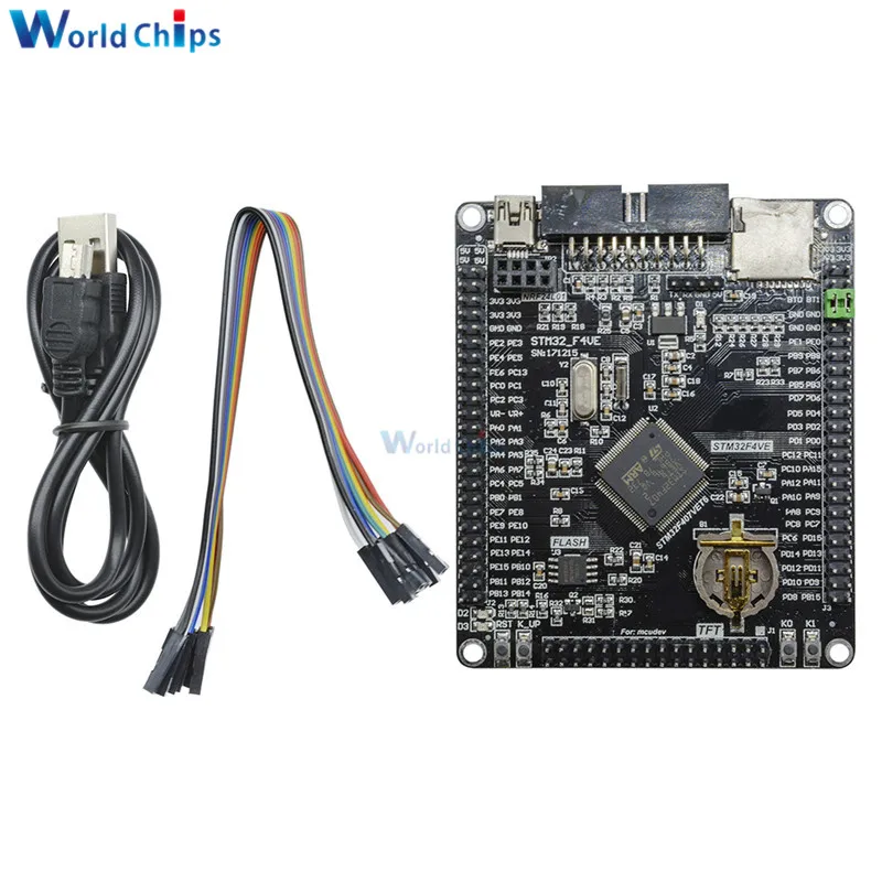 Diymore STM32F407VET6 макетная плата Cortex-M4 STM32 минимальная системная обучающая плата ARM основная плата STM модуль Слот для sd-карт