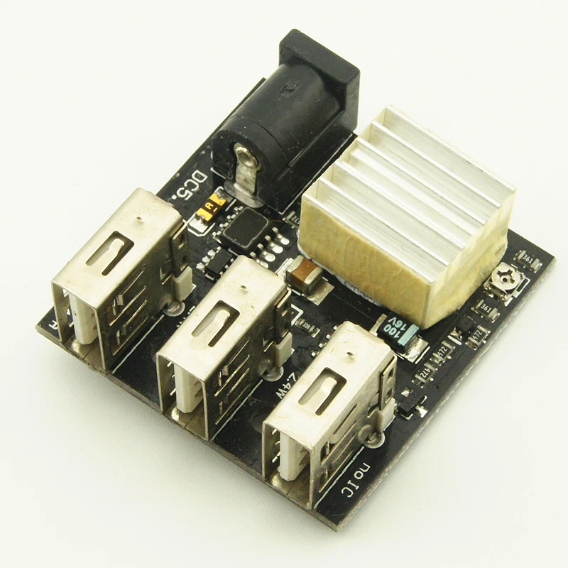 3 USB мини-модуль зарядки dc-dc 9 В/12 В до 5 8А понижающий блок питания плата