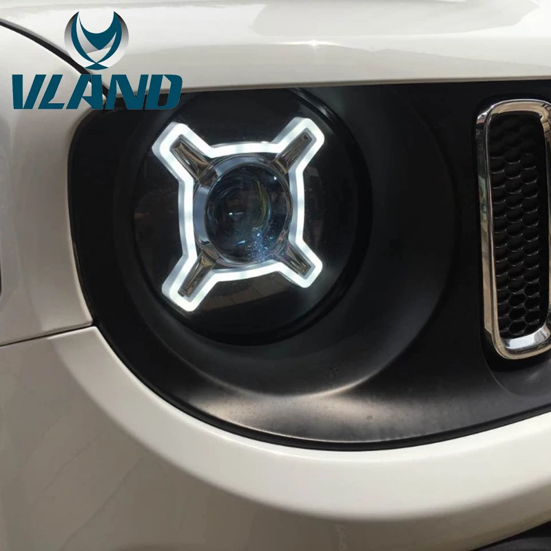VLAND завод для налобный фонарь Renegade светодиодный фара на панель DRL H7 ксеноновая