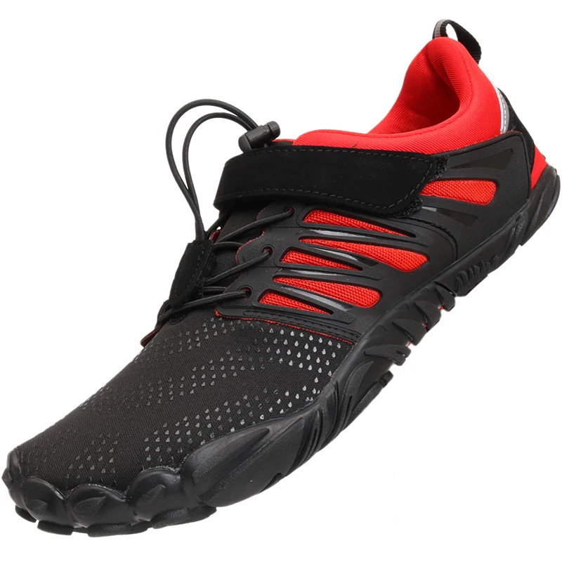 

Women Aqua Shoes 2019 Summer Breathable Non-slip Barefoot Five Toe Beach Water Shoes Gym Yoga Fitness Couple Sport Sneakers