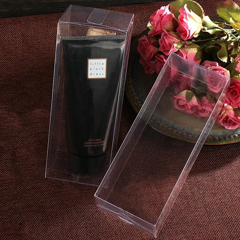 77H cm SquareTransparent Waterproof Clear PCV Candy Boxes Wedding Favor Gift Box Party Chocolate Boxes Event&Party Supplies (4)