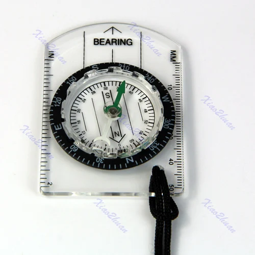 

Hot All in 1 Outdoor Hiking Camping Baseplate Compass Map MM INCH Measure Ruler