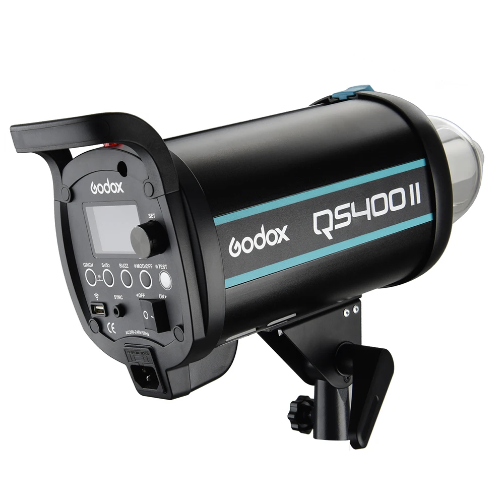 Godox QS400II 400 Вт студийная вспышка стробоскоп свет студия монолайт для любителей или профессиональных фотостудий фотографов