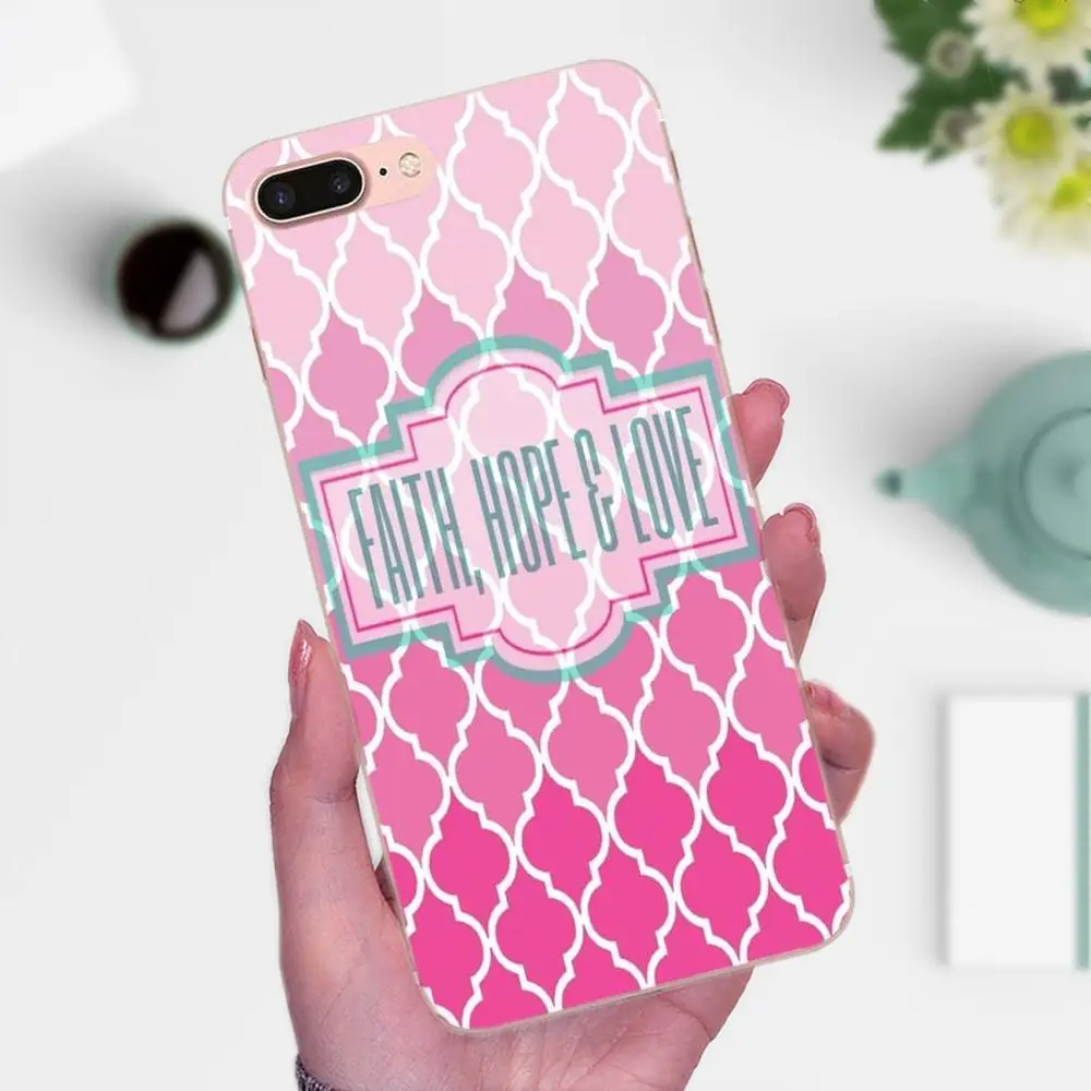 Вера надеюсь любовь для Xiaomi Mi3 Mi4 Mi4C Mi4i Mi5 Mi 5S 5X 6 6X 8 SE A1 Max Mix 2 Note 3 4 Мягкий