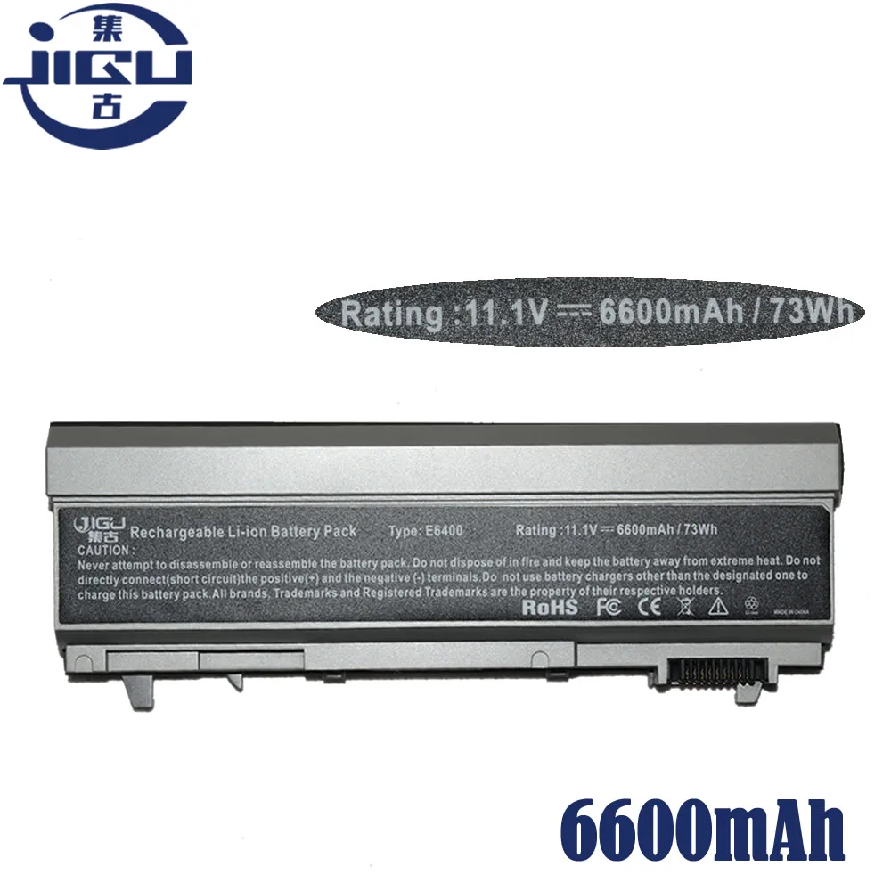 JIGU ноутбук Батарея для Dell Latitude E6400 M2400 E6510 1M215 312-0215 E6500 M4400 312-0749 M6400 M6500 M4500 E6410 9 ячеек