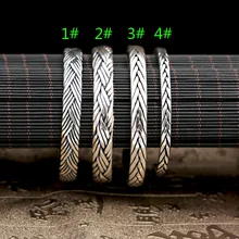 S925 стерлингового серебра Этнические украшения ручной вязки Ретро тайский серебряный браслет мужские и женские модели открытые браслет