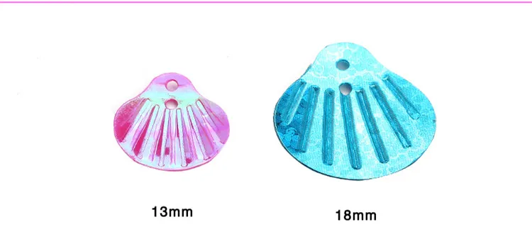 30 шт., морская раковина, ПВХ, рассыпчатые блестки, для шитья, для украшения, для свадебных поделок, женская одежда, аксессуары, деко, 18*19 мм