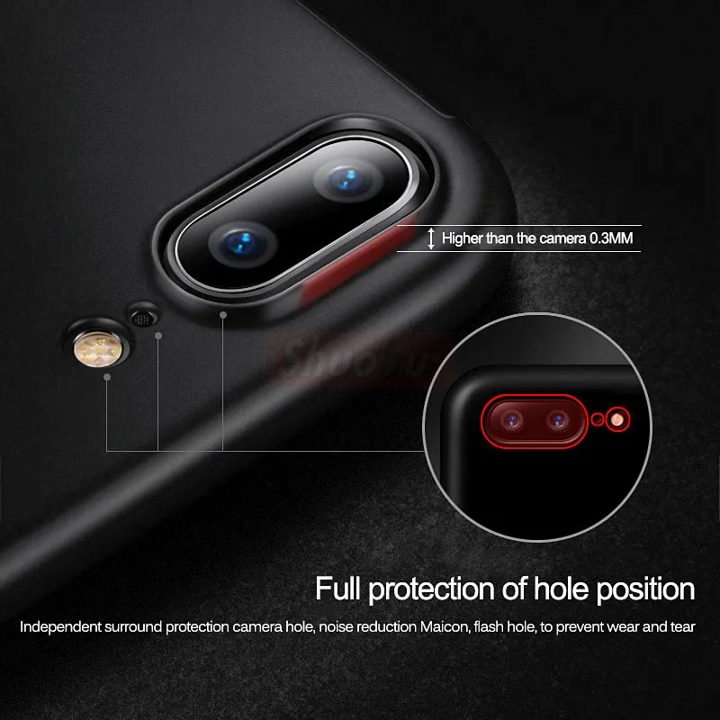 SHUOHU 360 funda protectora completa para iPhone 8 7 Plus 6 6 s funda 5 5S SE X 10 funda completa para fundas iPhoneX Coque con vidrio