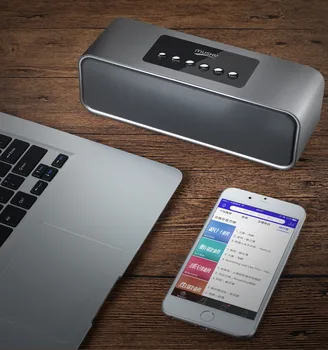 

HIFI Mini Subwoofer Alarm Clock Mobile Phone Wireless Bluetooth Speaker Card Portable Mini Speaker 2018