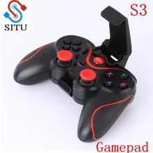 Месте бренд S3 Беспроводной 3,0 Bluetooth геймпад пульт дистанционного управления Управление Джойстик контроллер для компьютерных игр для смартфонов/планшетов