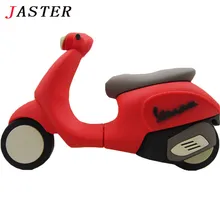 JASTER Wholesale red motorcycle 8gb 16gb 32gb USB flash drive memory stick pendrive flashdrive mini cute gift 100% real capacity