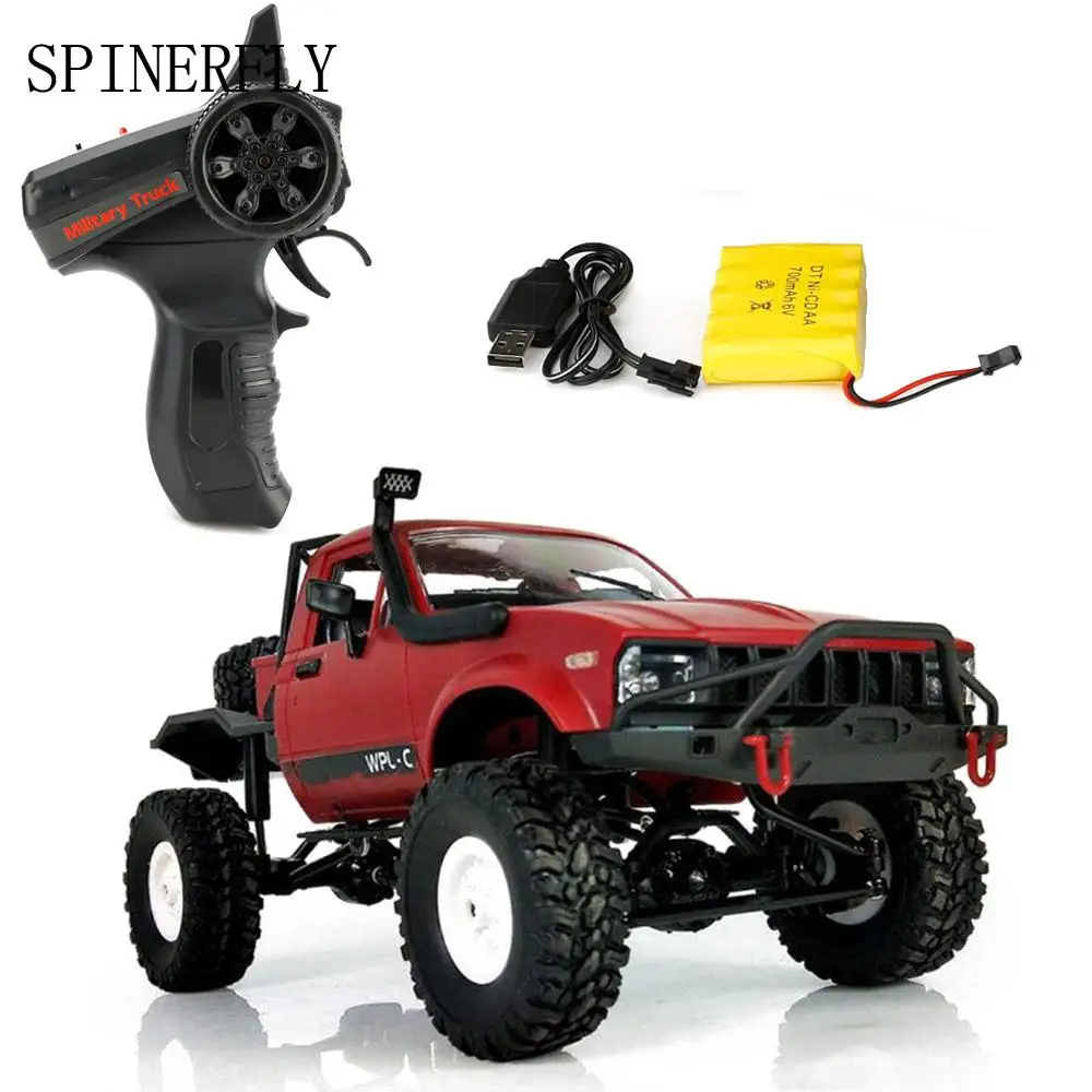 

SPINERFLY 1/16 RC Pickup Truck Car 2.4GHz 4WD Remote Control Car Full Functional Off-road Climber Pickup Truck Four wheels