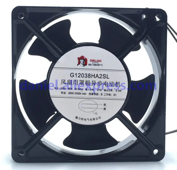 New original  G12038HA2SL 120*120*38 Radiator Fan Axial Flow Fan Cabinet, AC Fan of Welding Machine