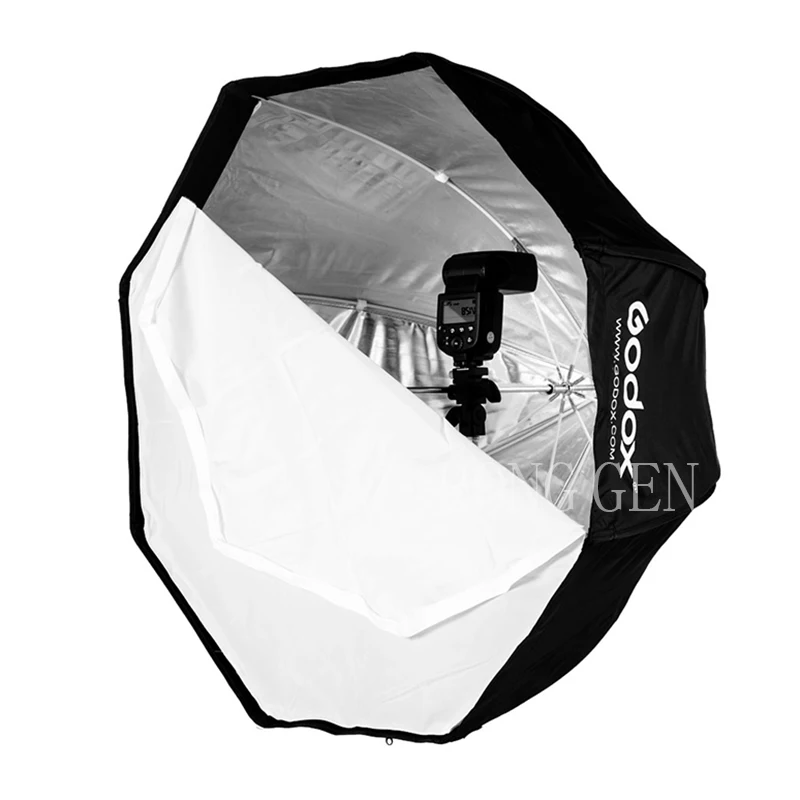 Godox 120 см/47in портативный восьмиугольный софтбокс зонтик Brolly отражатель для