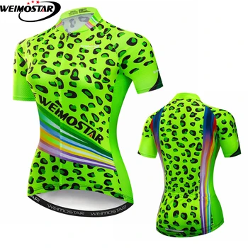 

2018 New Short Sleeve Cycling Jersey Women Tops Breathable High Quality Bike Bicycle Clothing Shirt Ropa Ciclismo Green