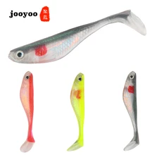 Yellow Croaker Soft Lure Bait New Bionic Soft Worm Bait 5g/8cm Color Matching Silicone Fish Bait Sequins Lure Bait jooyoo