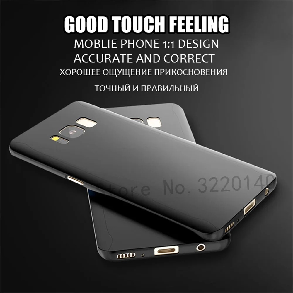360 Degree Phone Cases For Samsung Galaxy Note 8 S8 S8 Plus Shockproof Cover Hard For Galaxy S6 s7 edge A5 A7 2016 A7 2017 Case7