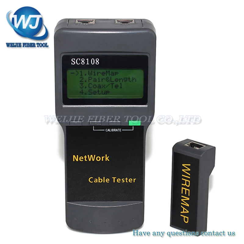 imágenes para KELUSHI Sc8108 Probador De Red Inalámbrica Portátil Multifunción LCD Digital de Datos para PC Teléfono CAT5 RJ45 de Red LAN Cable Tester Meter imágenes para KELUSHI Sc8108 Probador De Red Inalámbrica Portátil Multifunción LCD Digital de Datos para PC Teléfono CAT5 RJ45 de Red LAN Cable Tester Meter