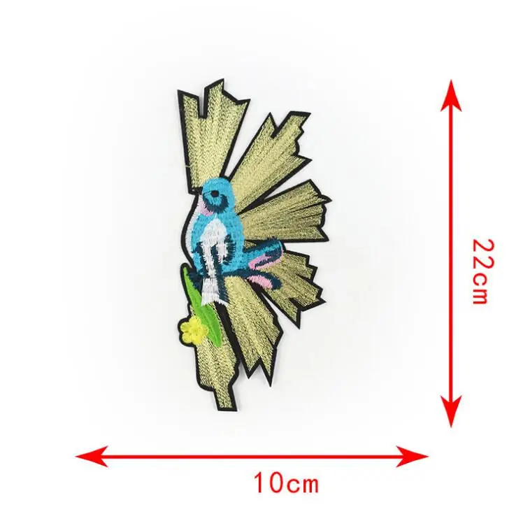 Аппликация вышивка цветок пчела птица змея мотив железо на патчи для одежды Патчи Наклейки для шитья одежды - Цвет: 5