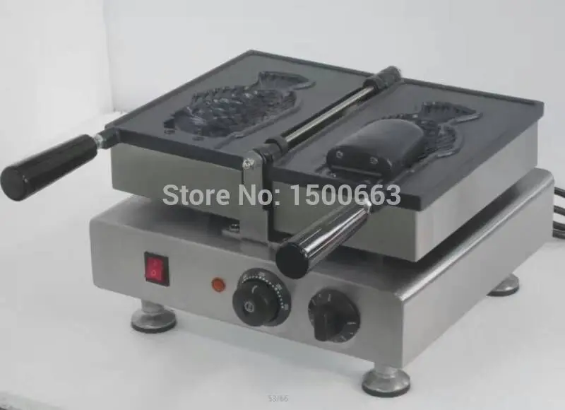 

Free shipping~1 pcs Big Fish Waffle Maker Ice Cream Taiyaki Machine with Non-stick surface