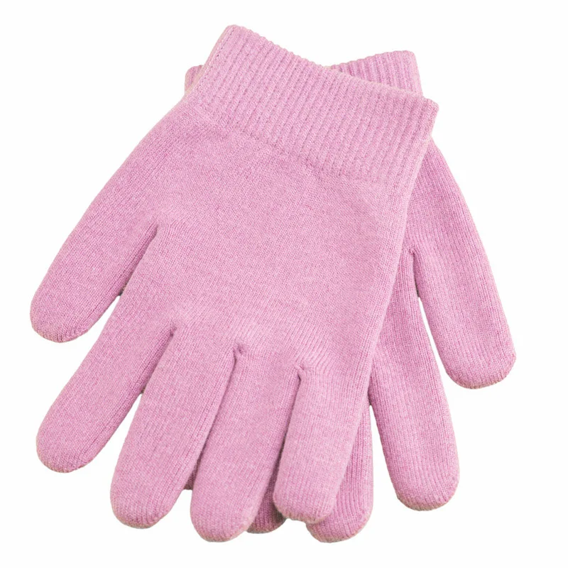 Pink gloves Многоразовые гель-содержащие спа-носки перчатки увлажняющие отбеливающие отшелушивающие гладкие Руки Уход за ногами для взрослых маска для рук - Цвет: Pink gloves