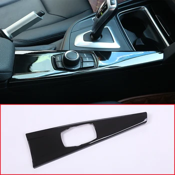 

Glossy black ABS Plastic Interior Multimedia Panel Cover Trim For BMW 3 Series GT F30 F33 F34 F36 2013-2018 Left Hand Drive