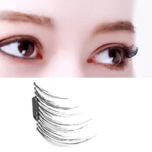 Супер мягкие шелковые искусственные магнитные ресницы женский макияж магнитные ресницы популярные 3d ресницы