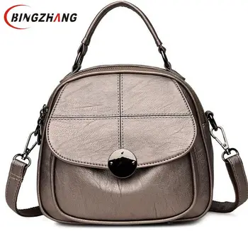 

2020 New Fashion Brands Female Backpacks Woman Backpack High Quality Leather Schoolbag Backpack Elegant Mochilas Escolar L8-209