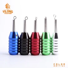 5 цветов Алюминиевый картридж для татуировки захватывающие трубки игольчатый стержень для машинка для тату микроблейдинг тату принадлежности Инструменты