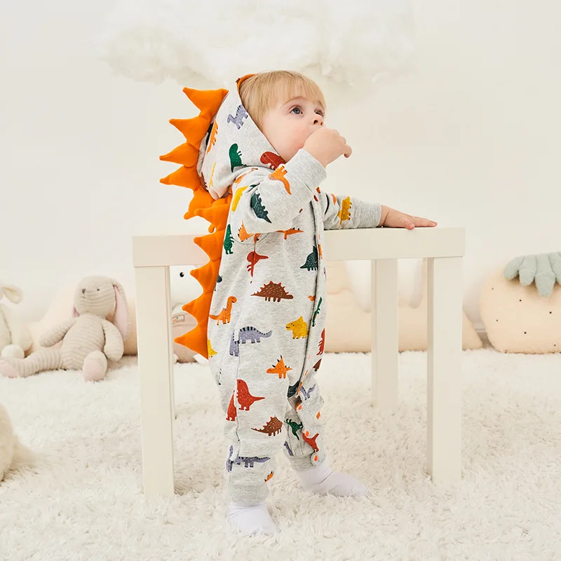 dinosaur baby jumpsuit