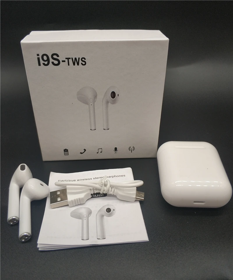 Универсальный I9S tws Bluetooth 5 0 беспроводные наушники мини гарнитуры для IPhone 8 X samsung S6