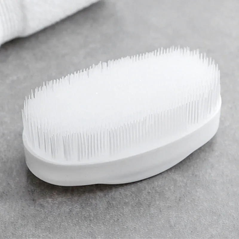 1 шт. многофункциональные щетки для чистки мягких волос овальной формы, белые инструменты для чистки дома, щетка для мытья обуви