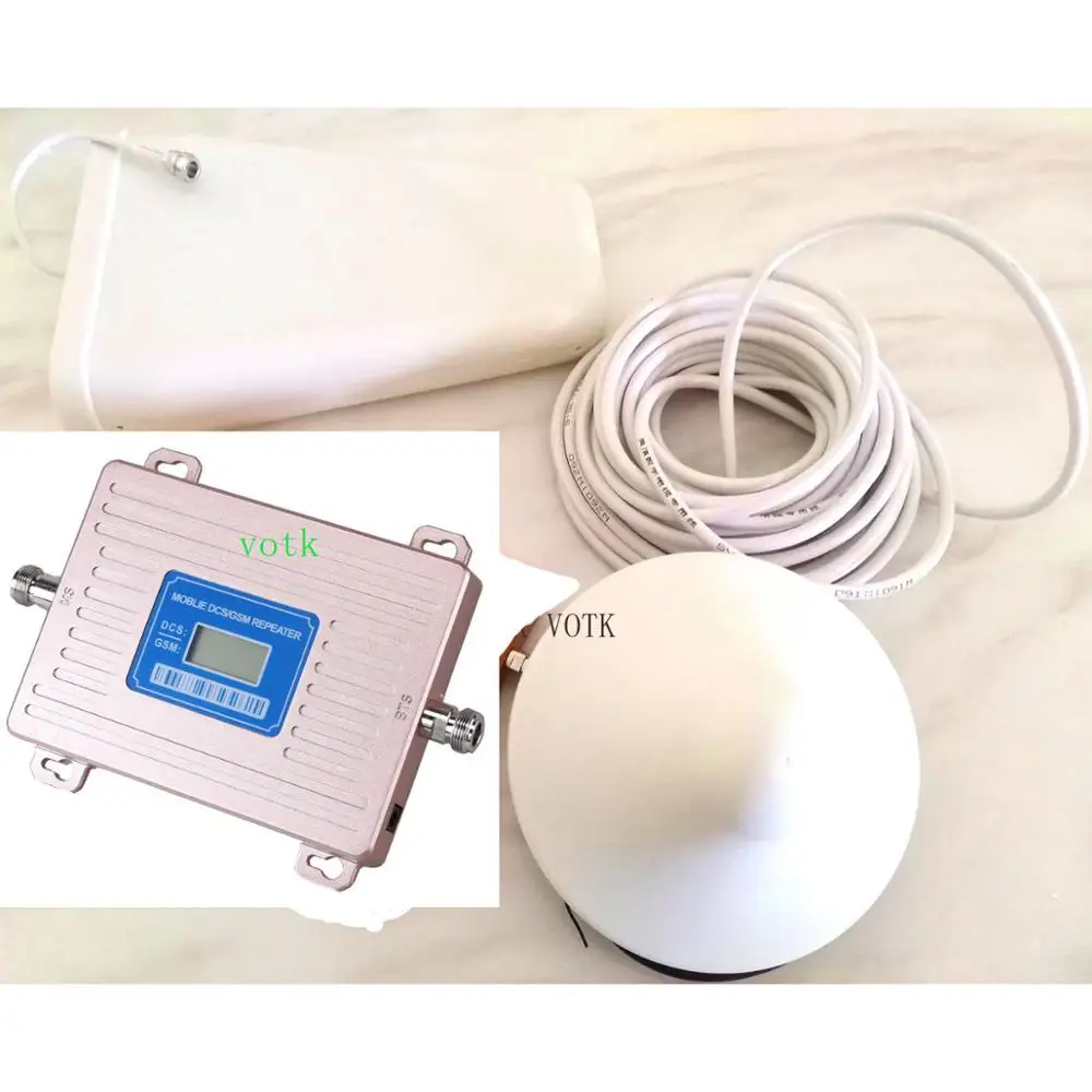 

2019 VOTK 2G 4G NETWORK Booster cell mobile GSMDCS Dual Band Signal Repeater 4G LTE Signal Amplifier with LCD display antenna