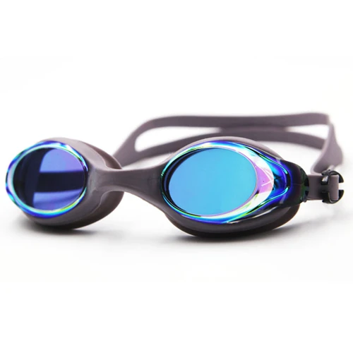Горячая Распродажа взрослые мужские и женские высококлассные гальванические очки противотуманные очки водостойкие силиконовые HD PC линзы очки для плавания - Цвет: Gray