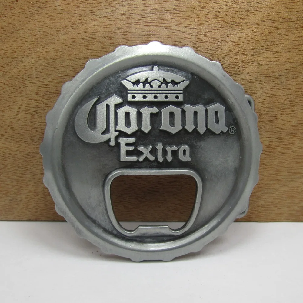 

BuckleClub zinc alloy beer bottle opener jeans gift cowboy belt buckle FP-01915-2 for men 4cm width loop drop shipping