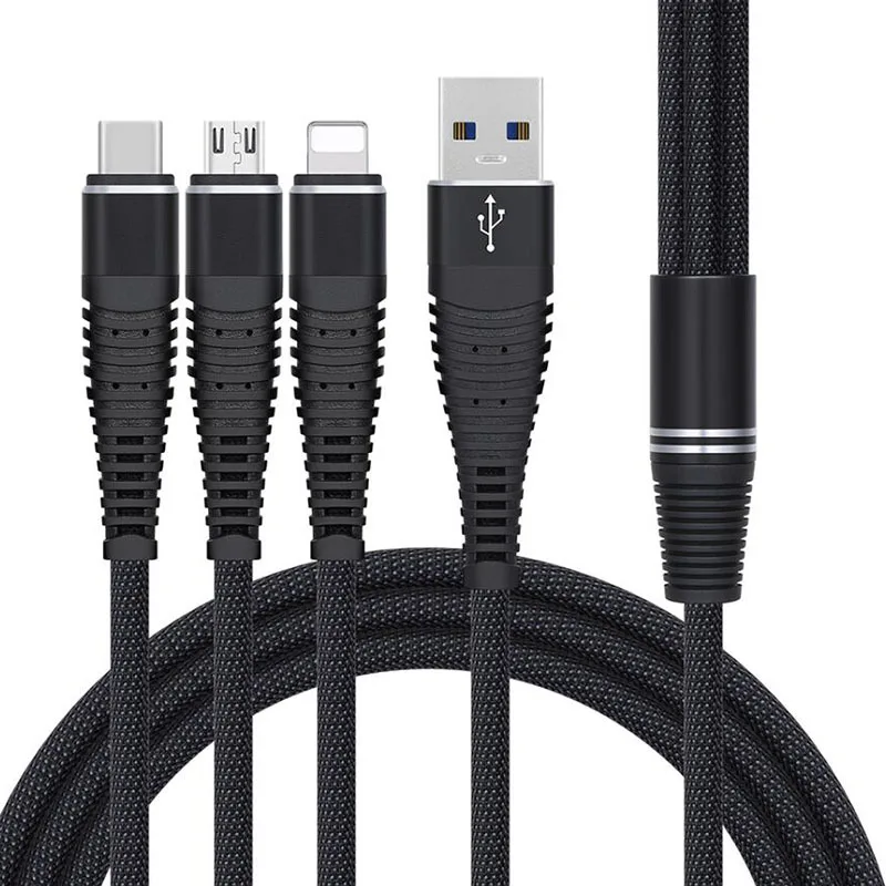 

One drag three data line USB line charging line applies to Android /type-c
