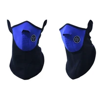 Теплая Флисовая велосипедная полумаска для лица, защитный колпак для лица, защита для велоспорта, лыж, спорта на открытом воздухе, зимний шарф для защиты шеи, теплая маска