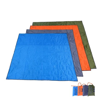 

Waterproof Grass Hiking Camping Mat Large Tents Outdoor Beach Picnic Cloth Pad Cushion Awning Dampproof Mat Earth 215*215CM