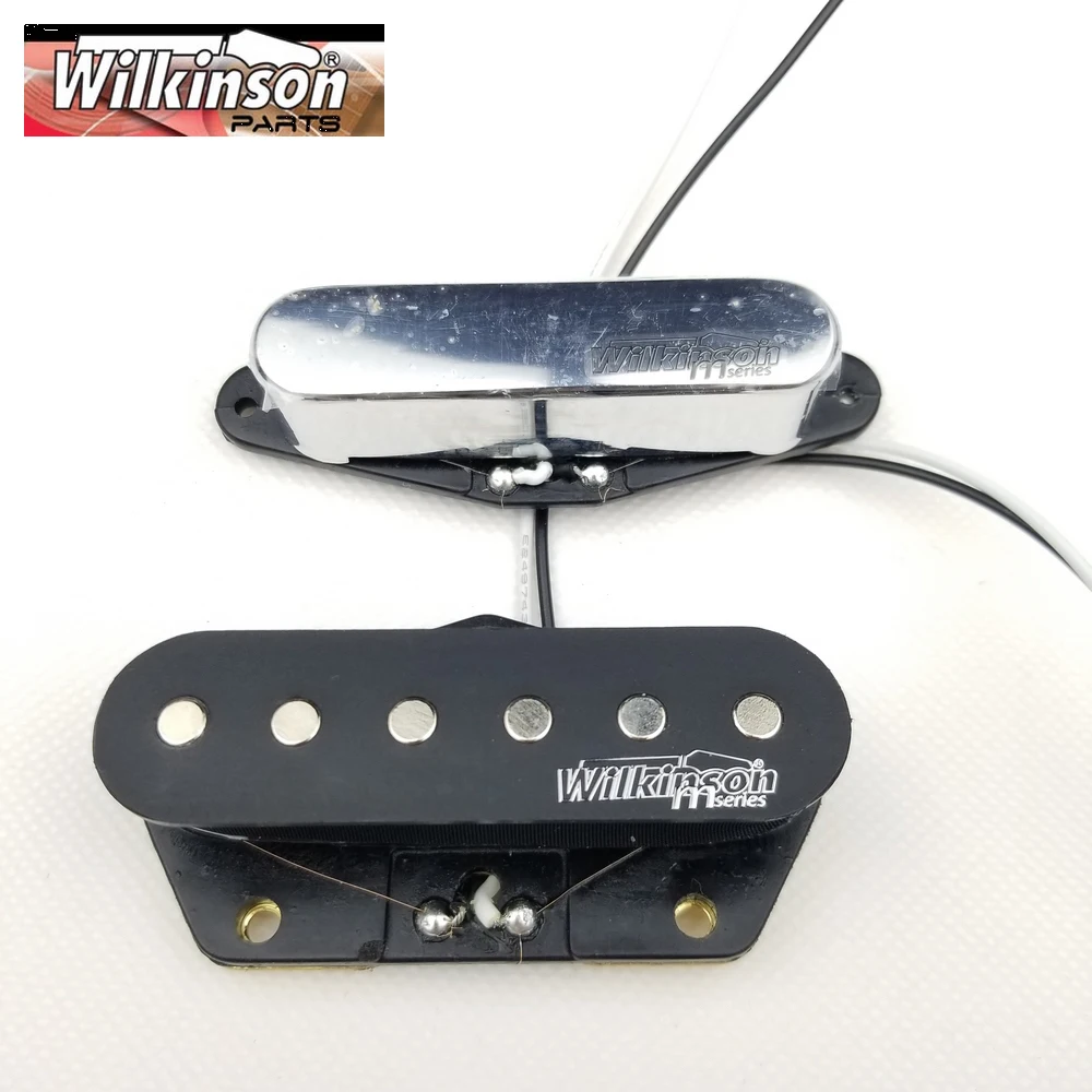 

TL Wilkinson Tele Pickups Telecaster Eleciric Guitar Pickups Chrome Silver WOVT