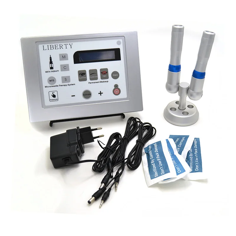 

Dermographe Maquillage Permanent Makeup Digital 2 Tattoo Gun with Foot Switch Cosmetic Tattoo Needle Kit Microneedle Machine